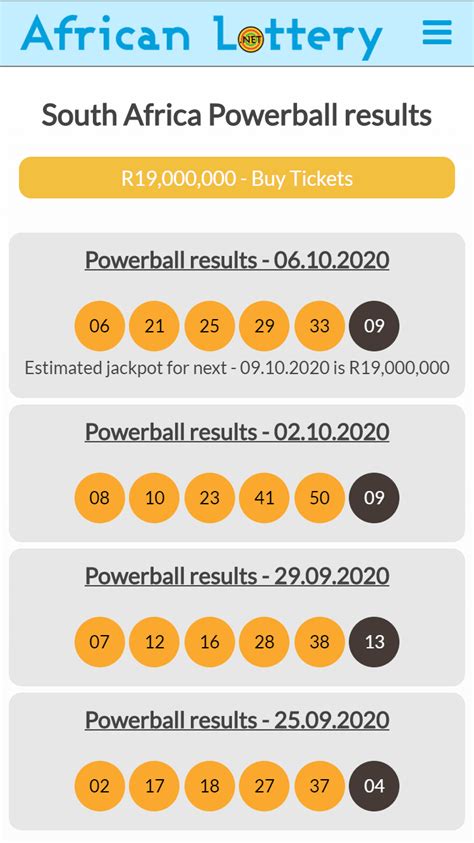 lotto lucky numbers south africa